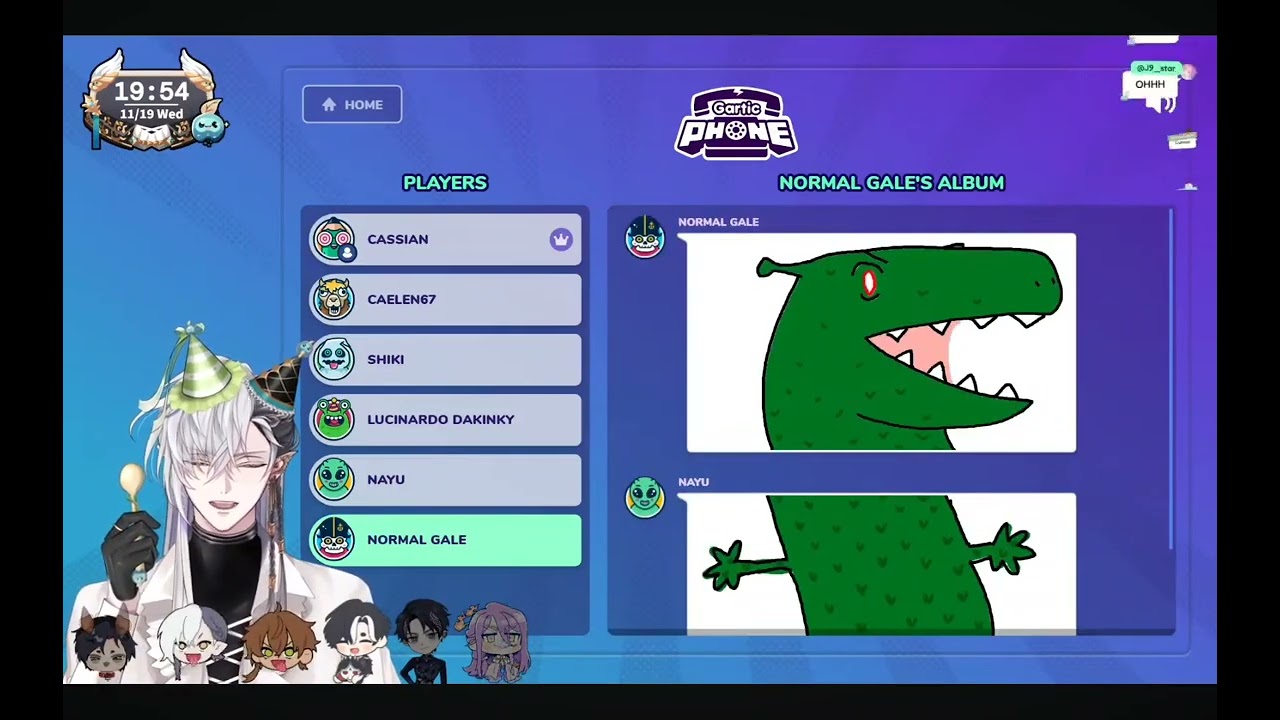 Cass birthday stream clip with some of the boys 