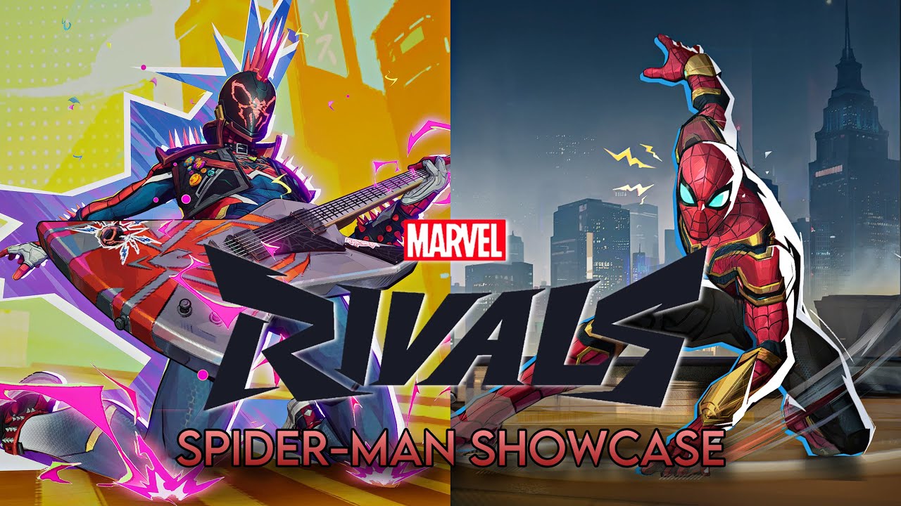 Spider-Man all skins showcase (4k) - Marvel Rivals