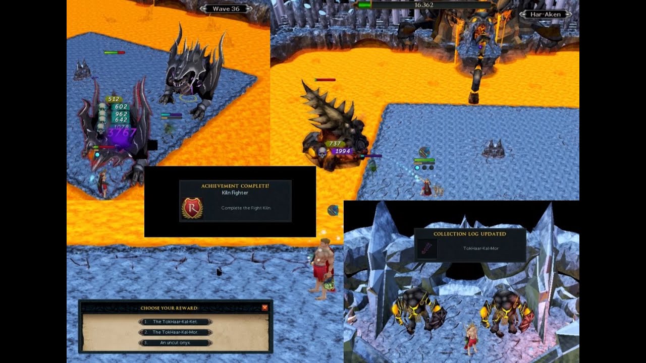 RuneScape super easy way to Fight Kiln and get TokHaar-Kal capes in (33) minutes 😈😎