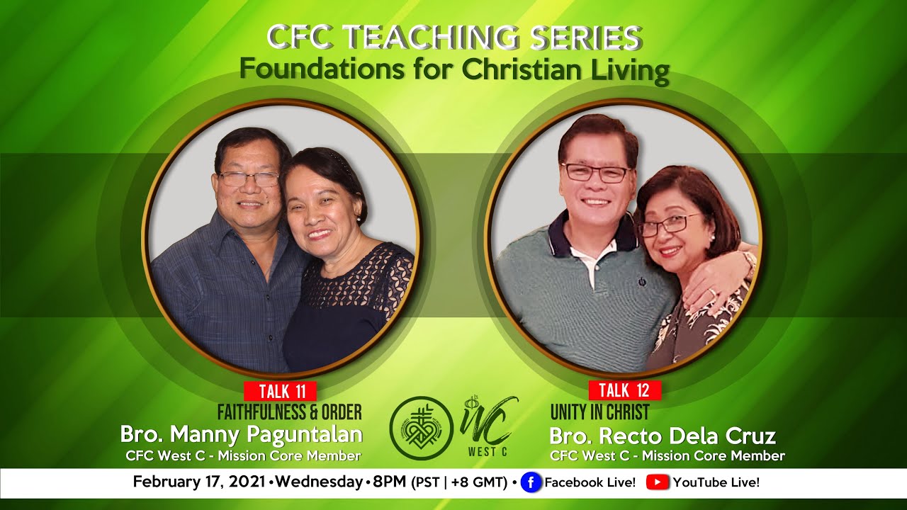 𝗙𝗼𝘂𝗻𝗱𝗮𝘁𝗶𝗼𝗻𝘀 𝗳𝗼𝗿 𝗖𝗵𝗿𝗶𝘀𝘁𝗶𝗮𝗻 𝗟𝗶𝘃𝗶𝗻𝗴 Talk 11 & 12