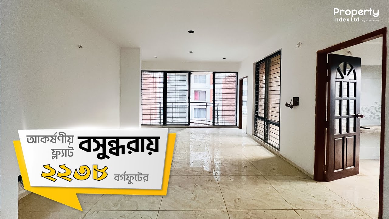 Ready to Buy 2238 SQFT 3-Beds Brand New Flat in Bashundhara R/A !