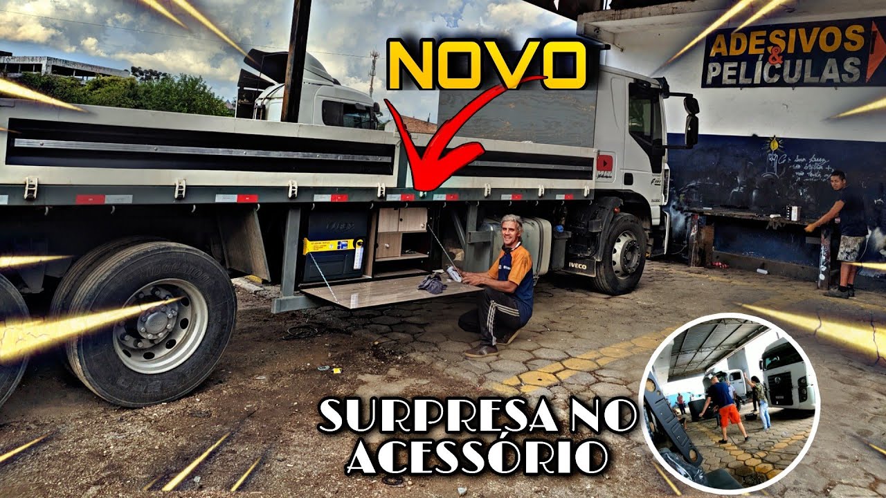 CAIXA DE COMIDA E GELADEIRA NOVA PRO CARGUEIRO 😛 SURPRESA NO ACESSÓRIO ...
