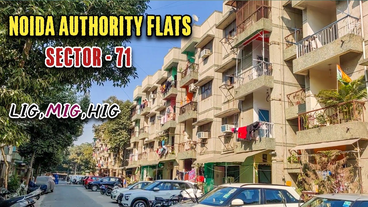 Noida Authority Flats for sale in Noida SECTOR-71 । Noida Authority LIG,MIG,HIG Flats