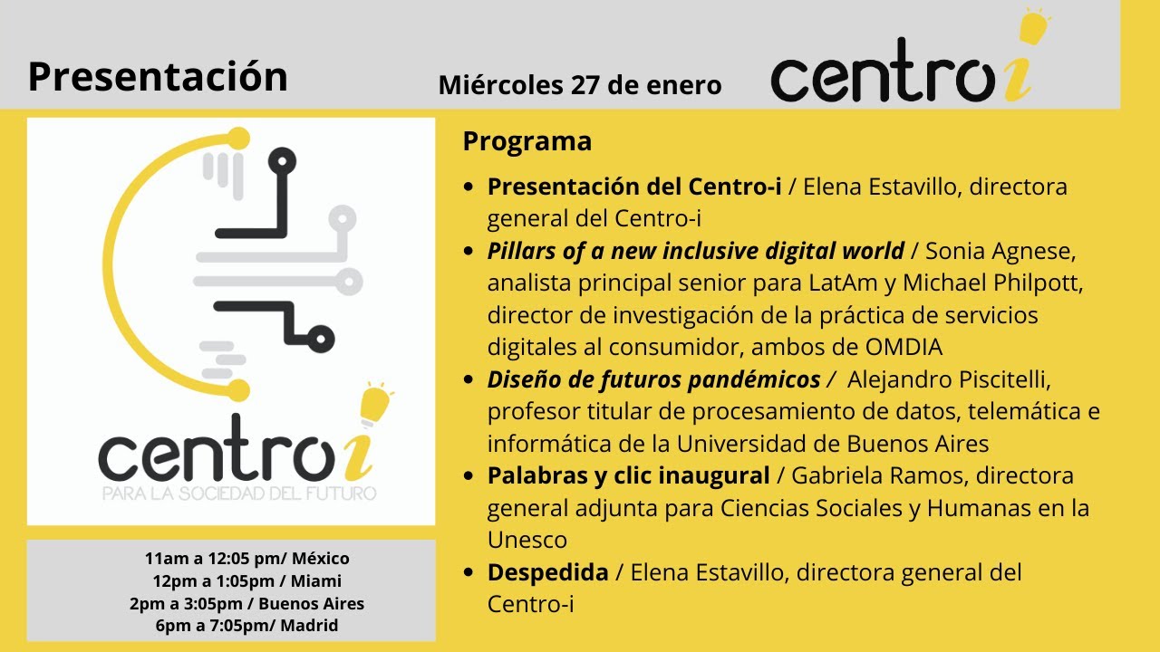 Lanzamiento del Centro-i para la Sociedad del Futuro