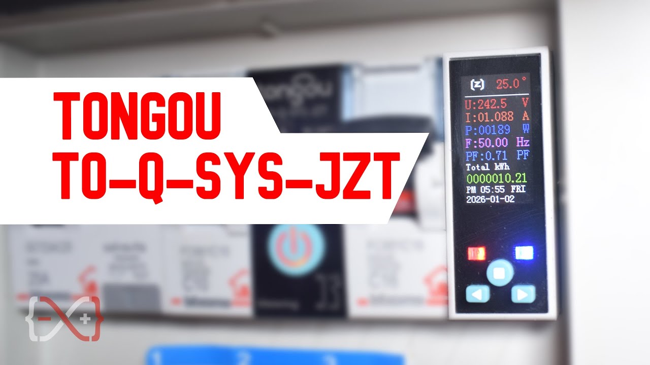 Tongou TO-Q-SYS-JZT: smart meter Zigbee con Display a colori