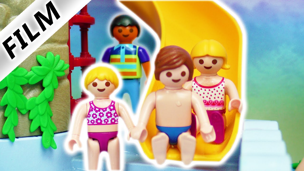 Playmobil Film deutsch | OHNE BADEHOSE ins SCHWIMMBAD?!| Aguapark Story | Kinderserie Familie Vogel