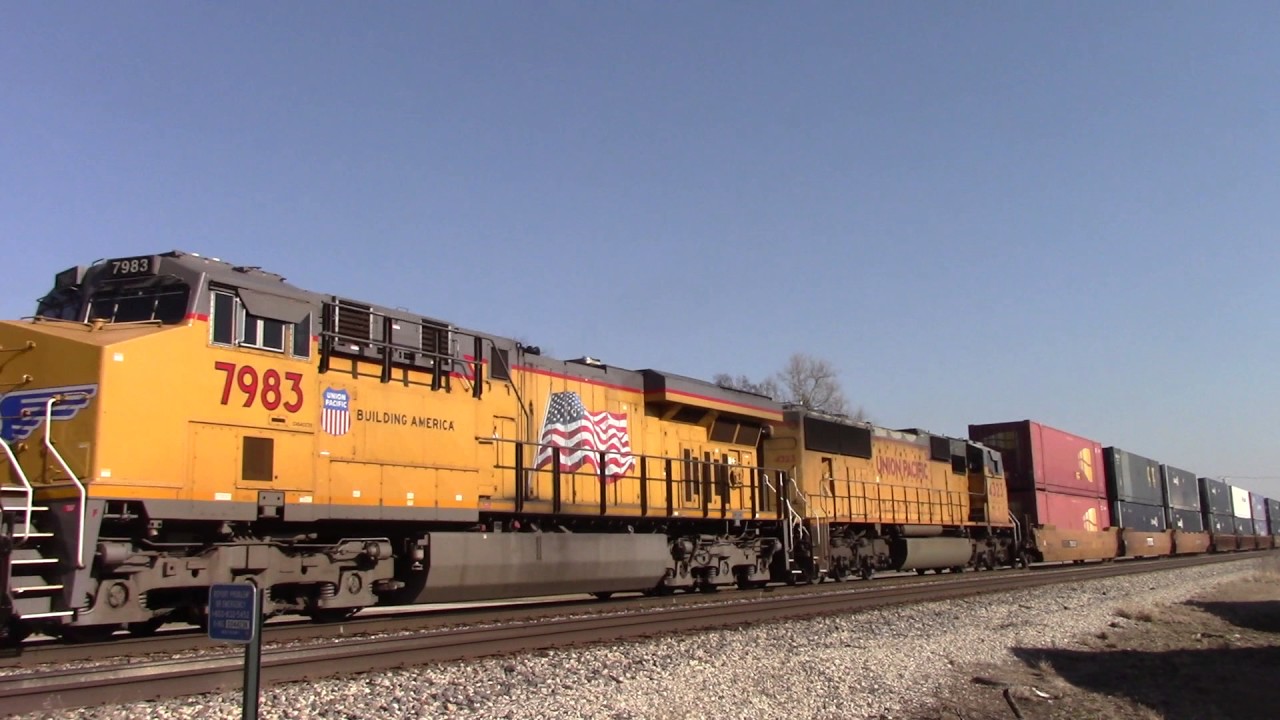 UP 7696 West Mazon, IL 2/5/17