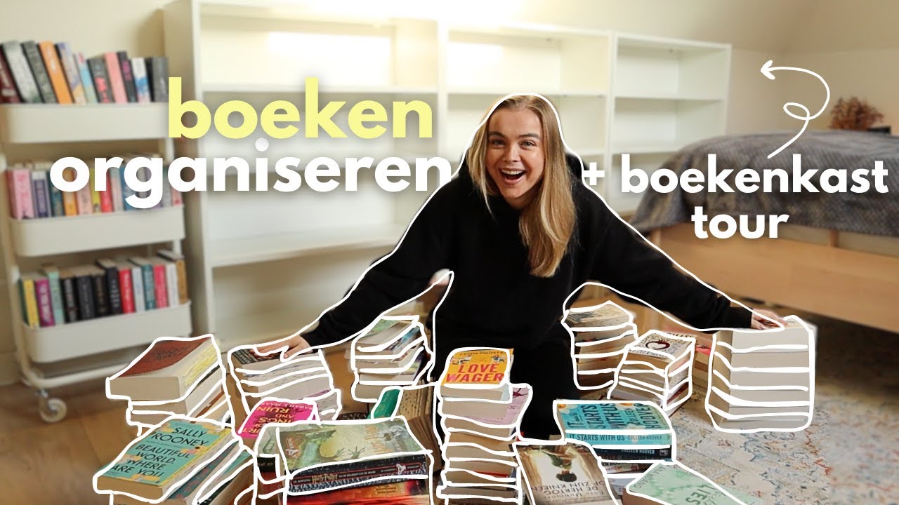 al mijn boeken organiseren + boekenkast tour!📚🫧