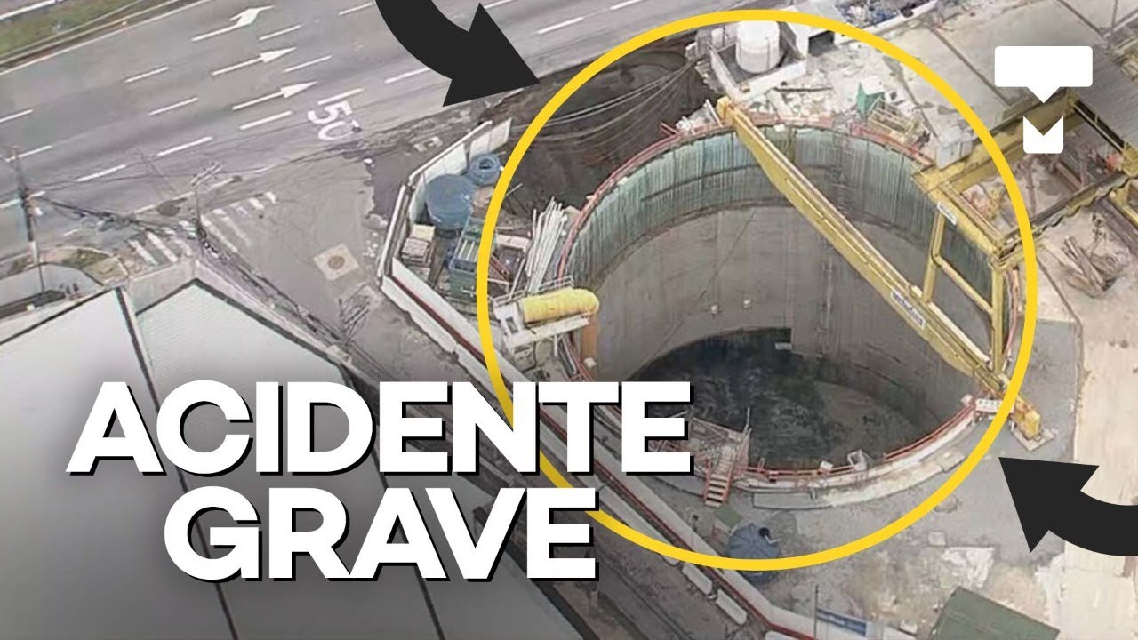 Desmoronamento causa buraco gigante em obra do metrô: o que é o Tatuzão? - TecDocs