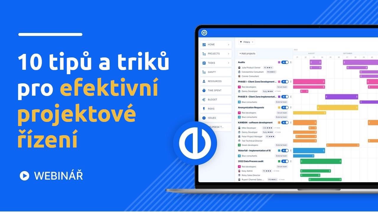 Webinář: 10 tipů a triků pro efektivní projektové řízení