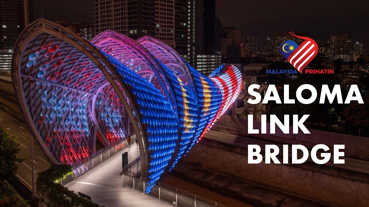 SALOMA LINK BRIDGE IN MALAYSIA COLOR | MERDEKA | NIGHT | KUALA LUMPUR
