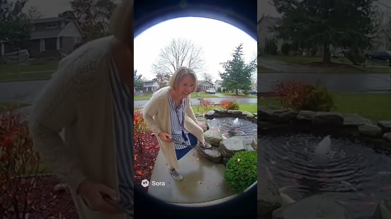 HOA Karen Gets Instant Karma?!?! 😱😱 #doorbell #crazy #karen #viral #subscribe