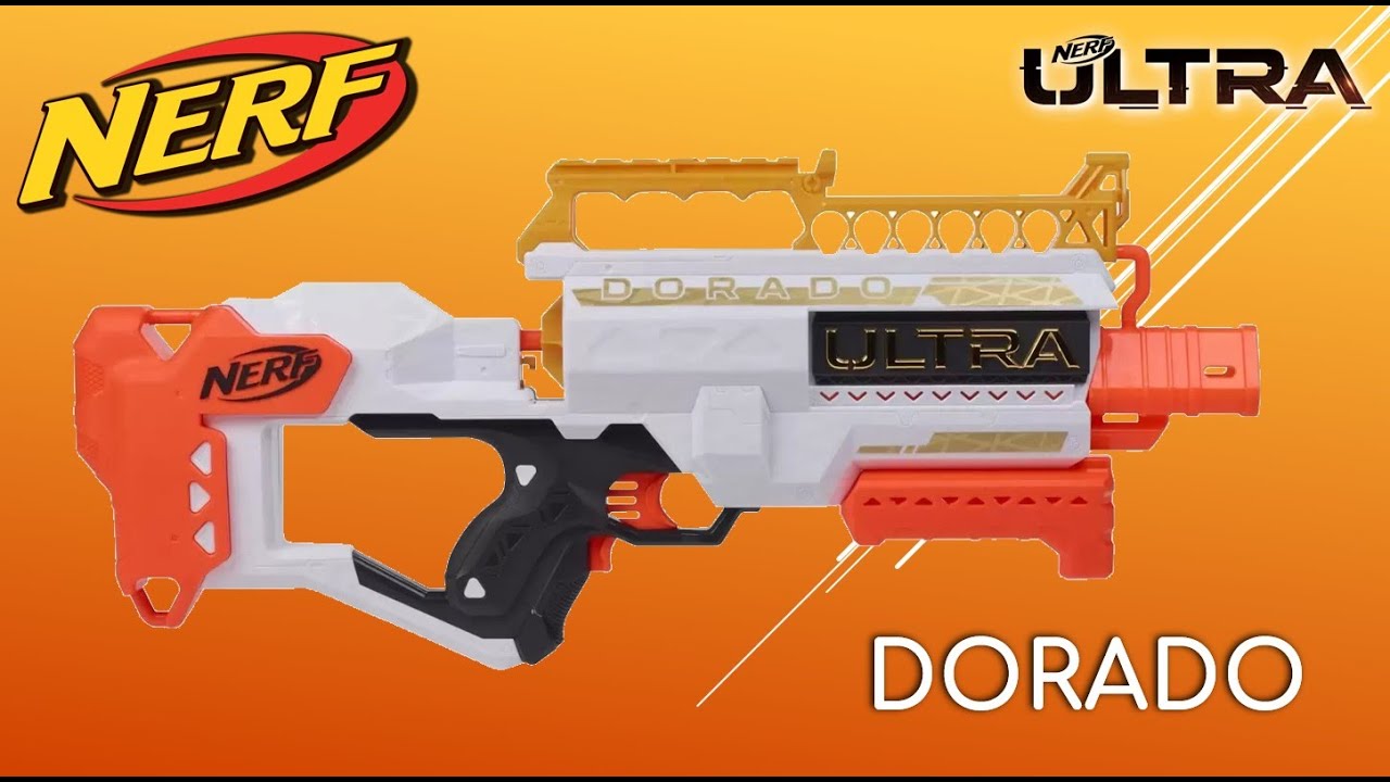 [REVIEW] Nerf Ultra Dorado | Premium Gold Accent Revolver Rifle!