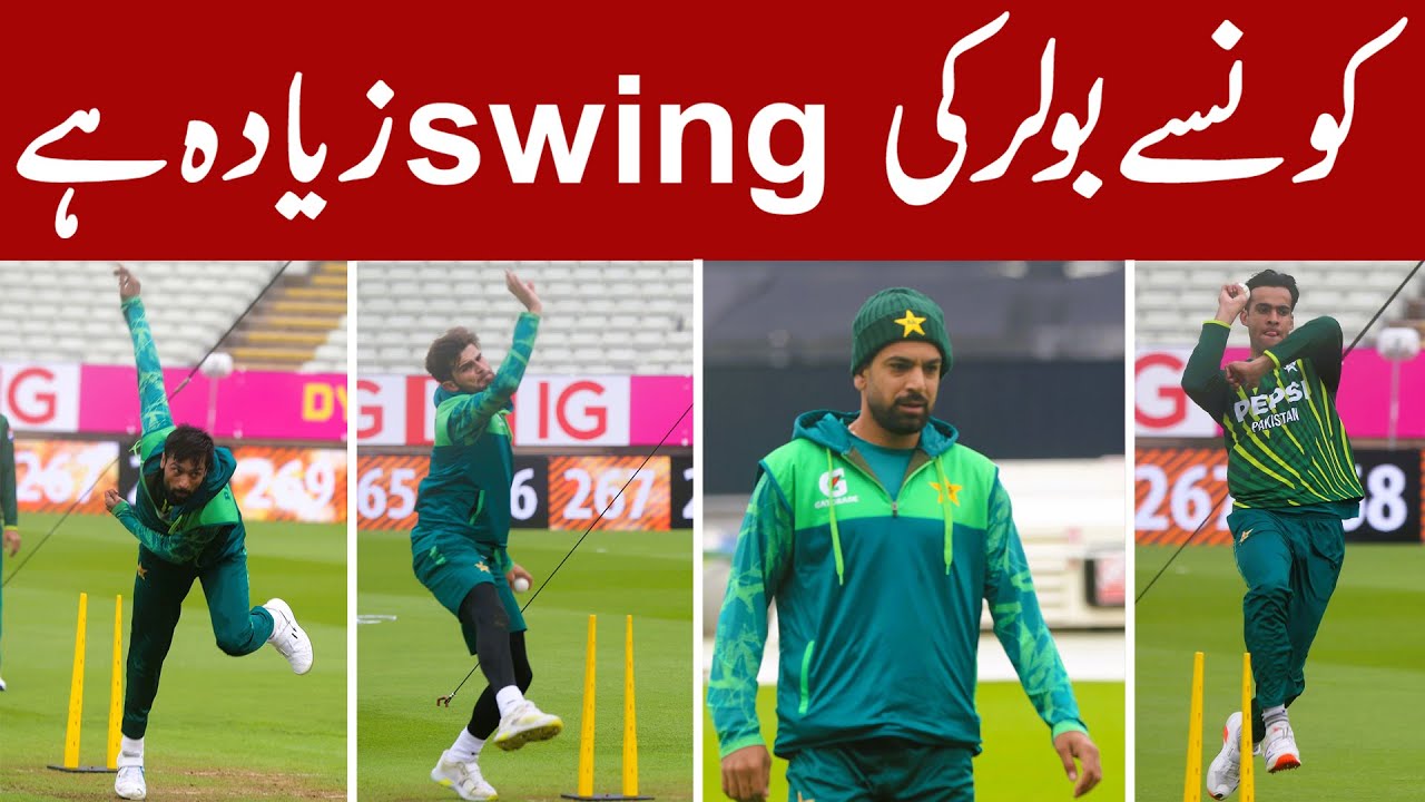 Swing bowling of Pak bowlers in English conditions
