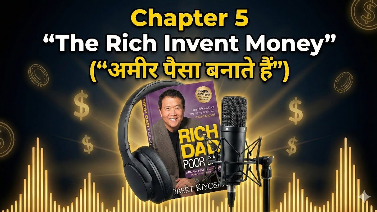 Rich Dad Poor Dad Chapter 5 (Hindi) | अमीर लोग पैसा बनाते हैं 🔥