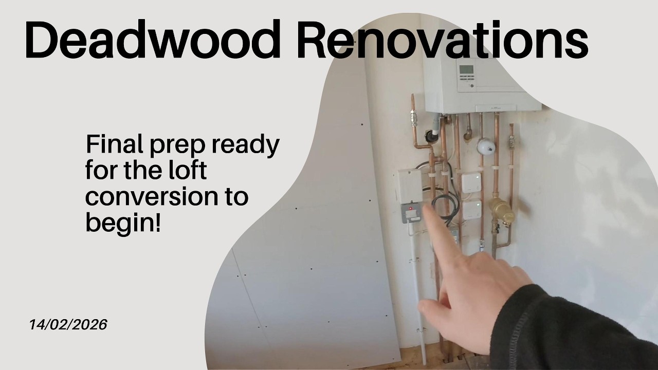 Final Prep Ready For The Loft Conversion To Begin - Deadwood Renovations