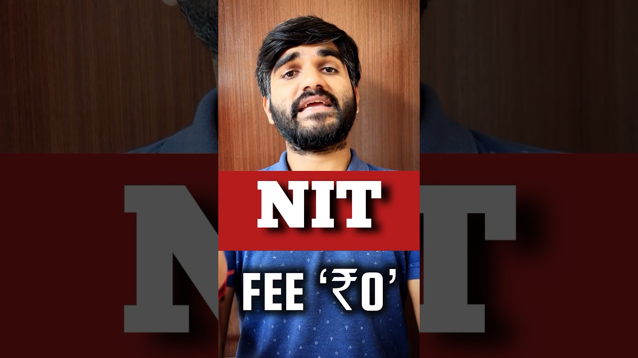 NIT Fees Zero(0)😱 Reality | NITs Scholarship 2024|NIT Me Padhne Ka Kharcha Kitna Hota Hai #nit #jee