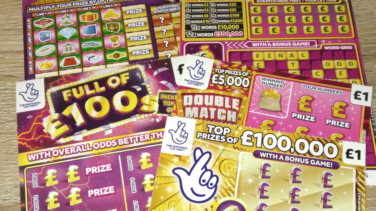 Lotto scratch card selection - £10 in play