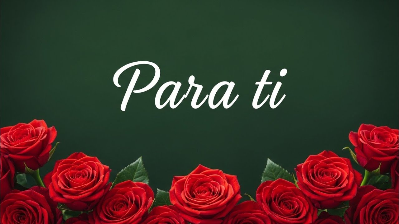 Hoy tengo un nuevo AMOR por favor escucha mis palabras 