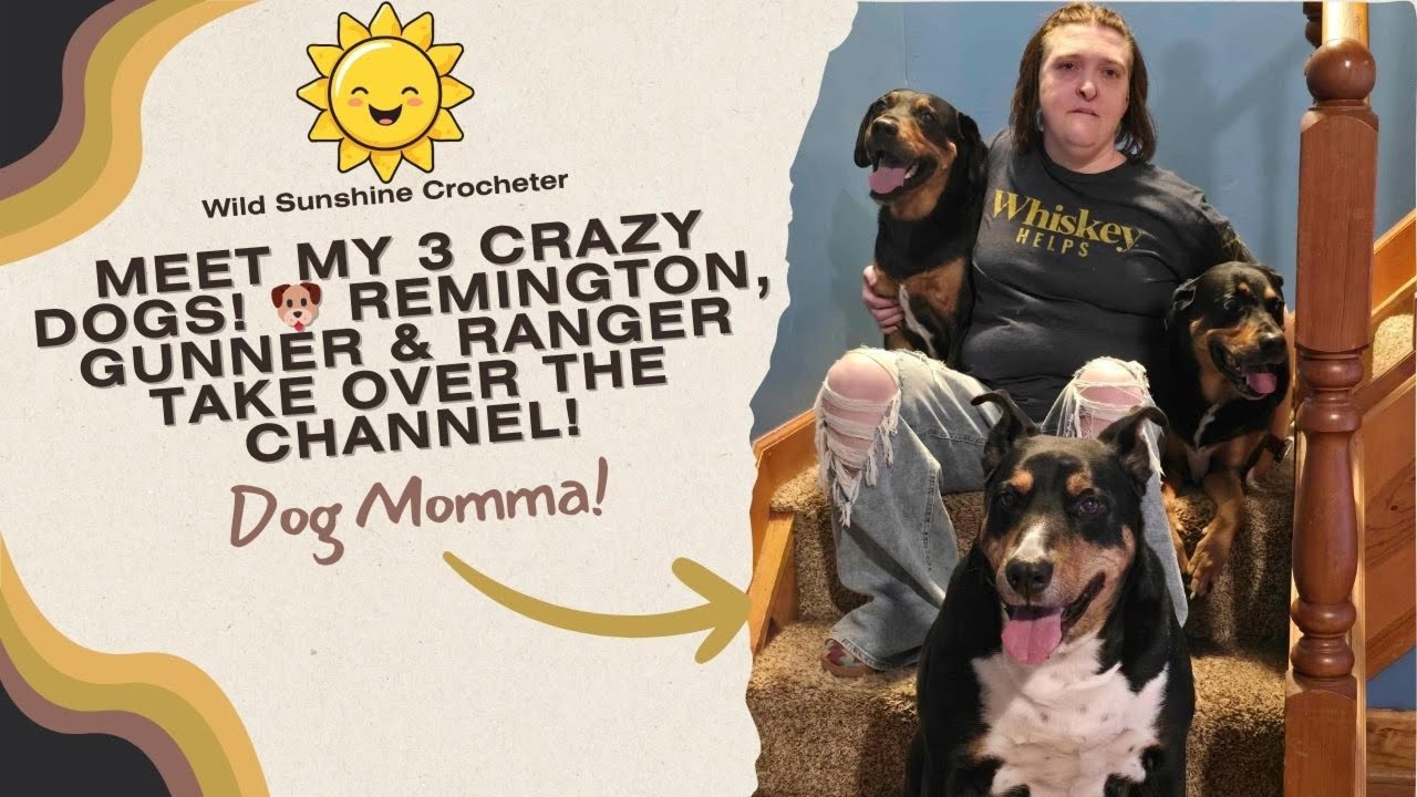 🐾 Meet My 3 Crazy Dogs! 🐶 Remington, Gunner & Ranger Take Over the Channel!