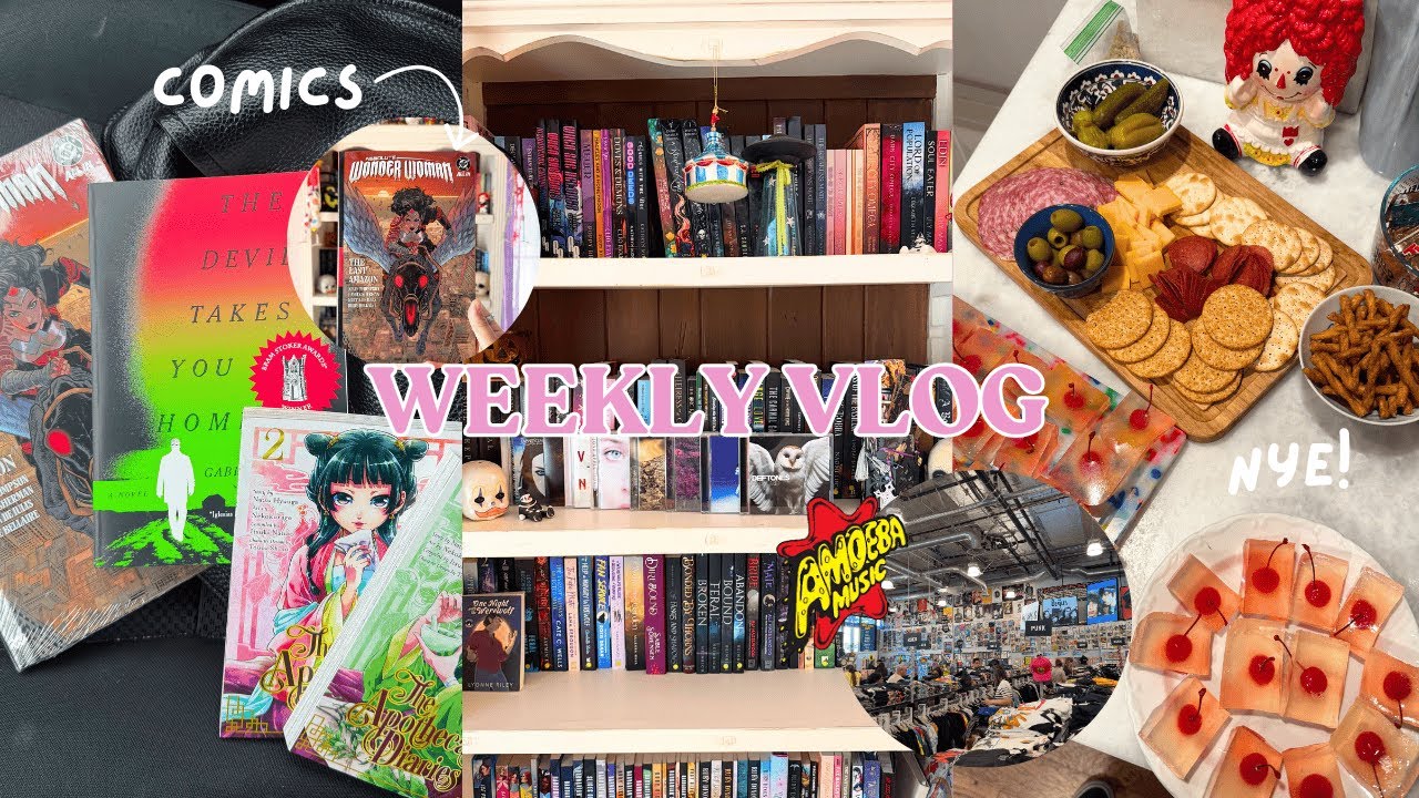 vlog - 2026 goals⭐️, amoeba trip💿, reading my first comic💥, christmas & NYE celebrations🎆 | no. 1