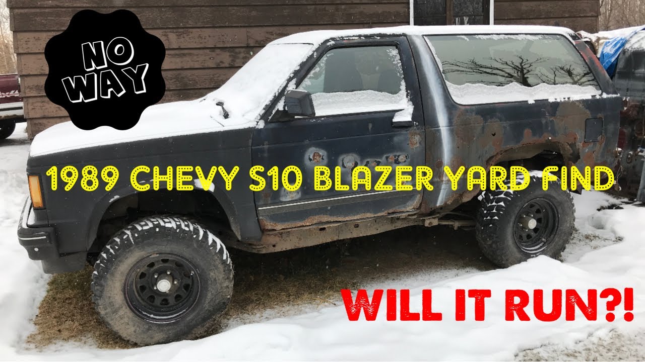 OLD CHEVY S10 BLAZER YARD FIND! WILL IT RUN?!