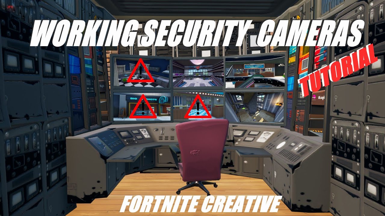 How To Get WORKING SECURITY CAMERAS In Fortnite Creative!