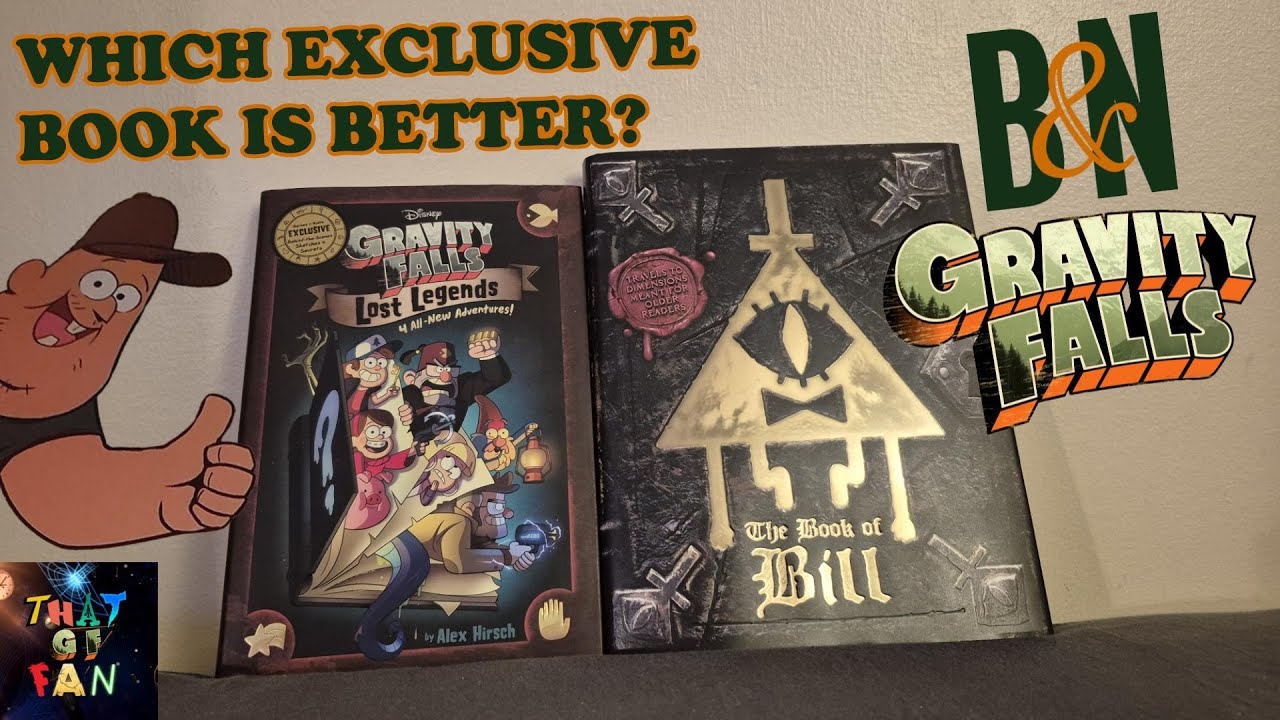 Comparing the Barnes and Noble Gravity Falls Books!
