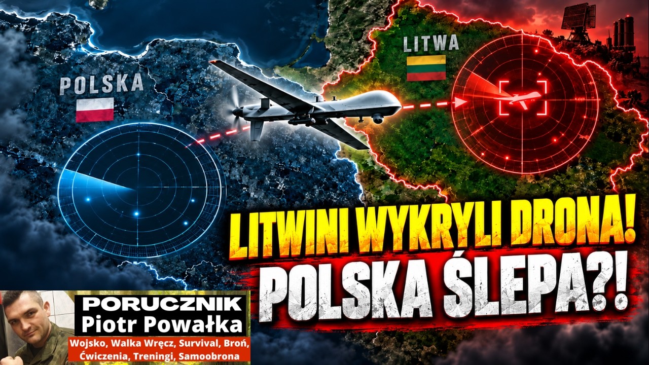 Ukraiński Dron Nad Polską?! Litwa Go Widziała, Polska NIE! Kto o Tym Wiedział?