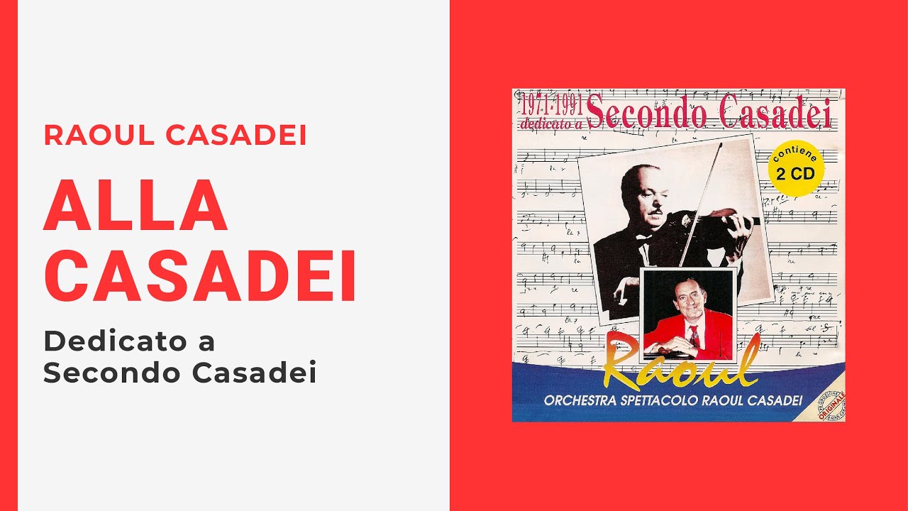 Raoul Casadei - ALLA CASADEI (Video Ufficiale + Testo)