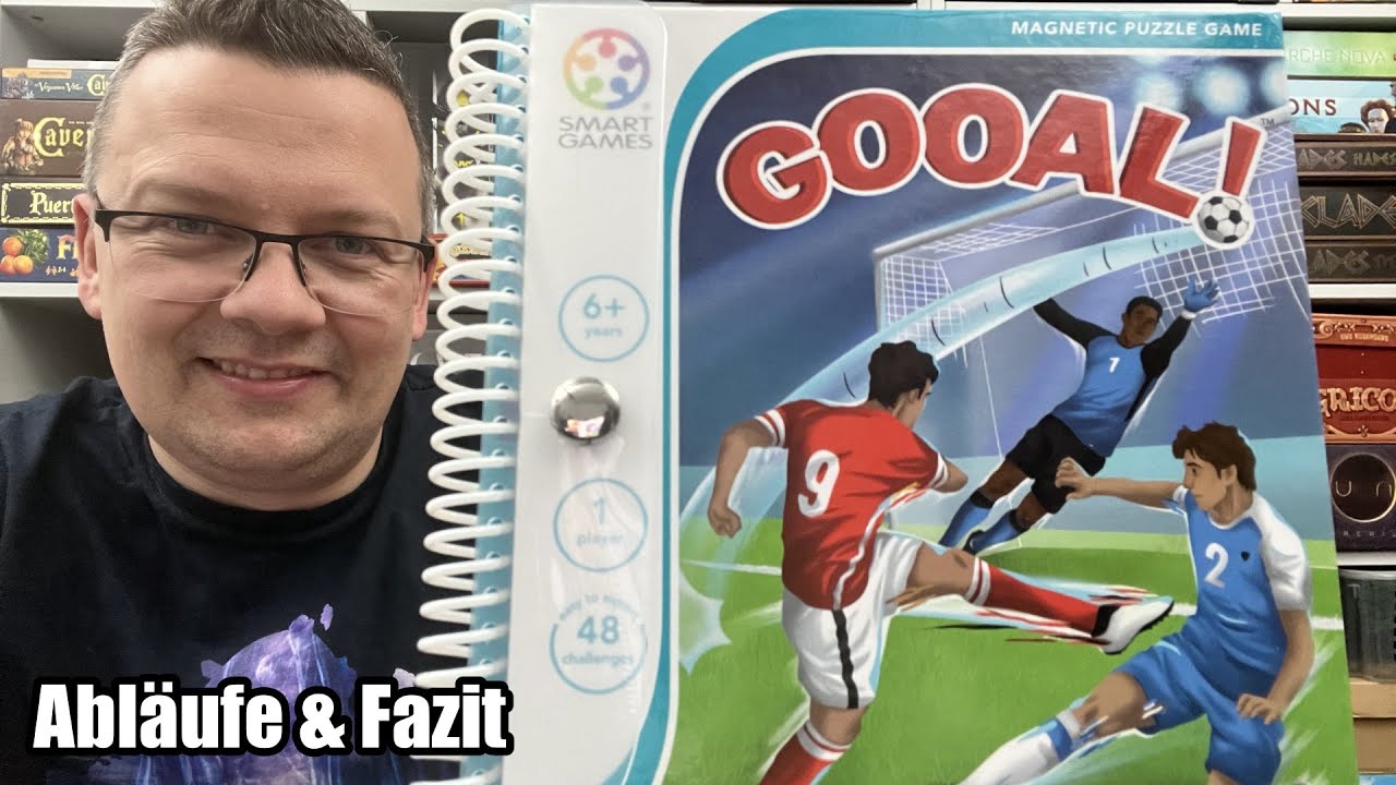 Gooal!(Smart Games) das perfekte Fußballspiel als Reisespiel/Magnetspiel - auch mit anderen Themen!