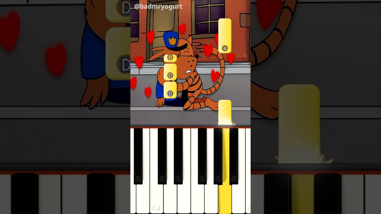 DOG MAN GET ABSTRACTED @badmryogurt [Piano Tutorial]