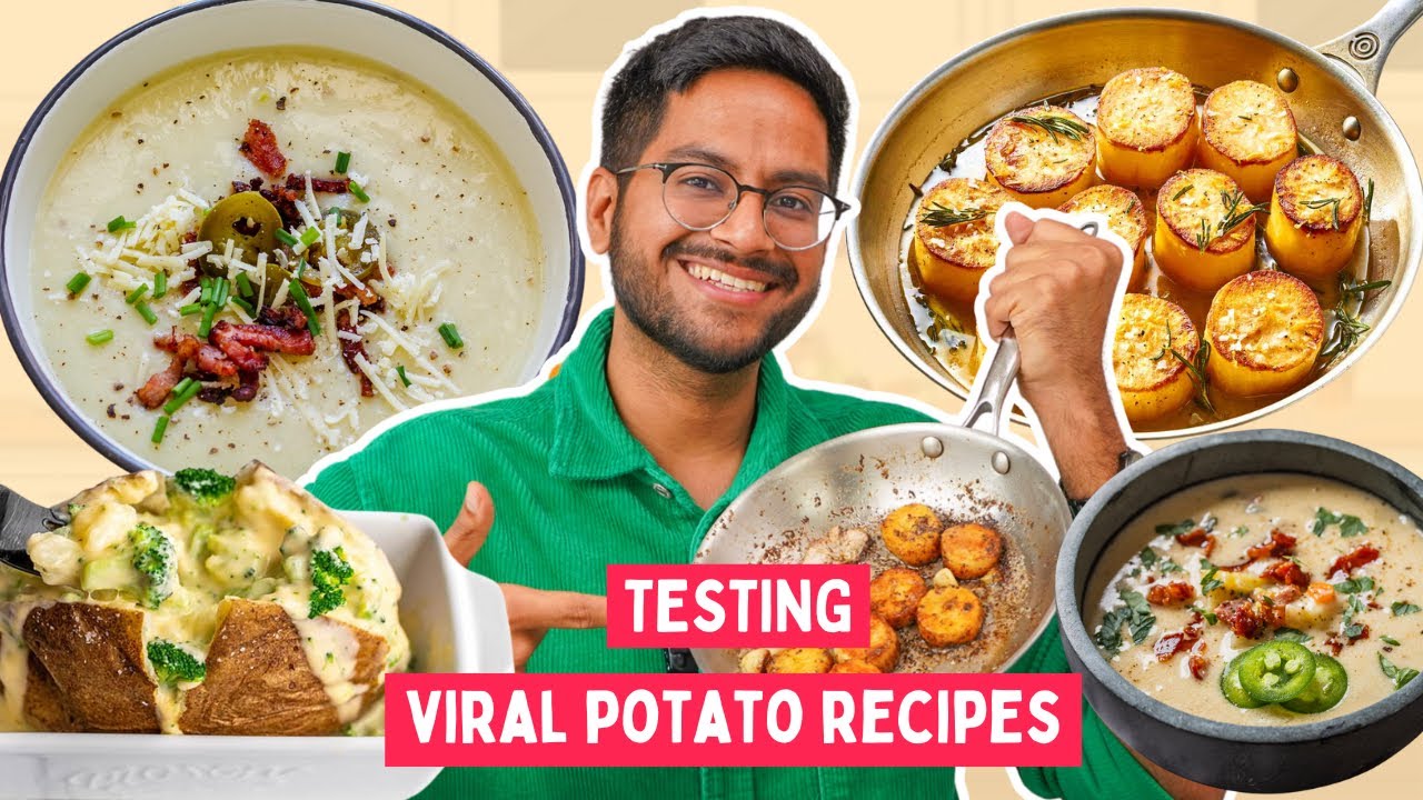 TESTING CRAZY *VIRAL POTATO* RECIPES 😳 EPIC OR BIG FAIL? TESTED BY SHIVESH