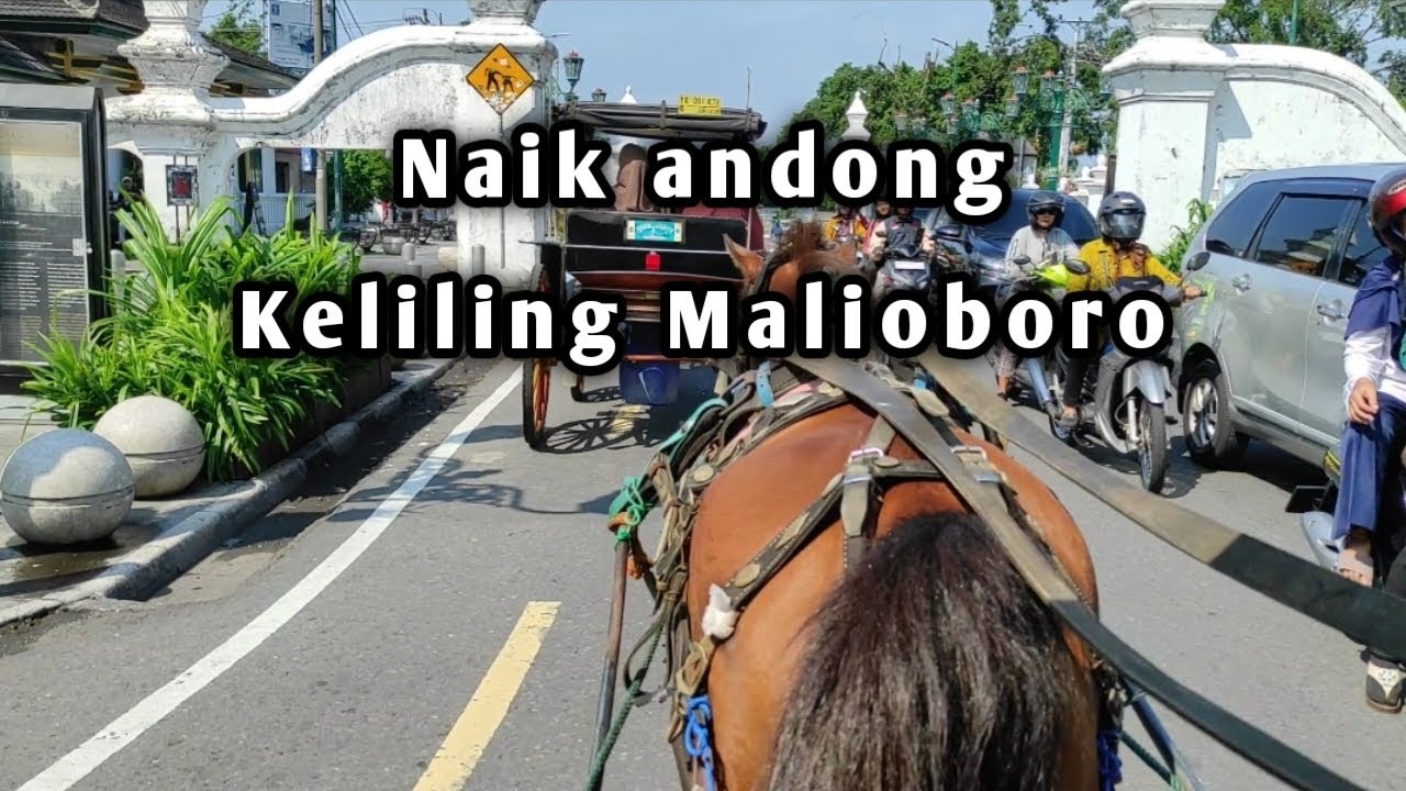 Naik andong keliling Malioboro