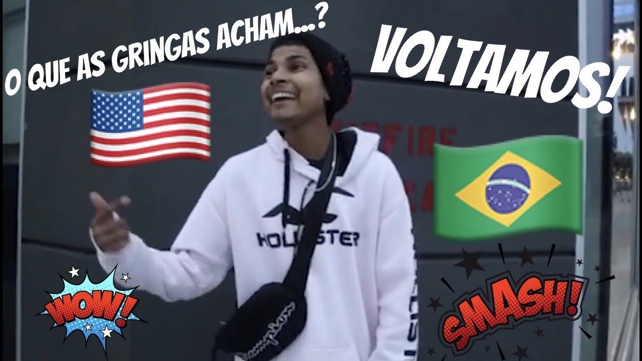 O QUE AS GRINGAS ACHAM DOS BRASILEIROS? SERA QUE ELAS CURTIRAM A SURPRESINHA? ‹ Romerinho ›