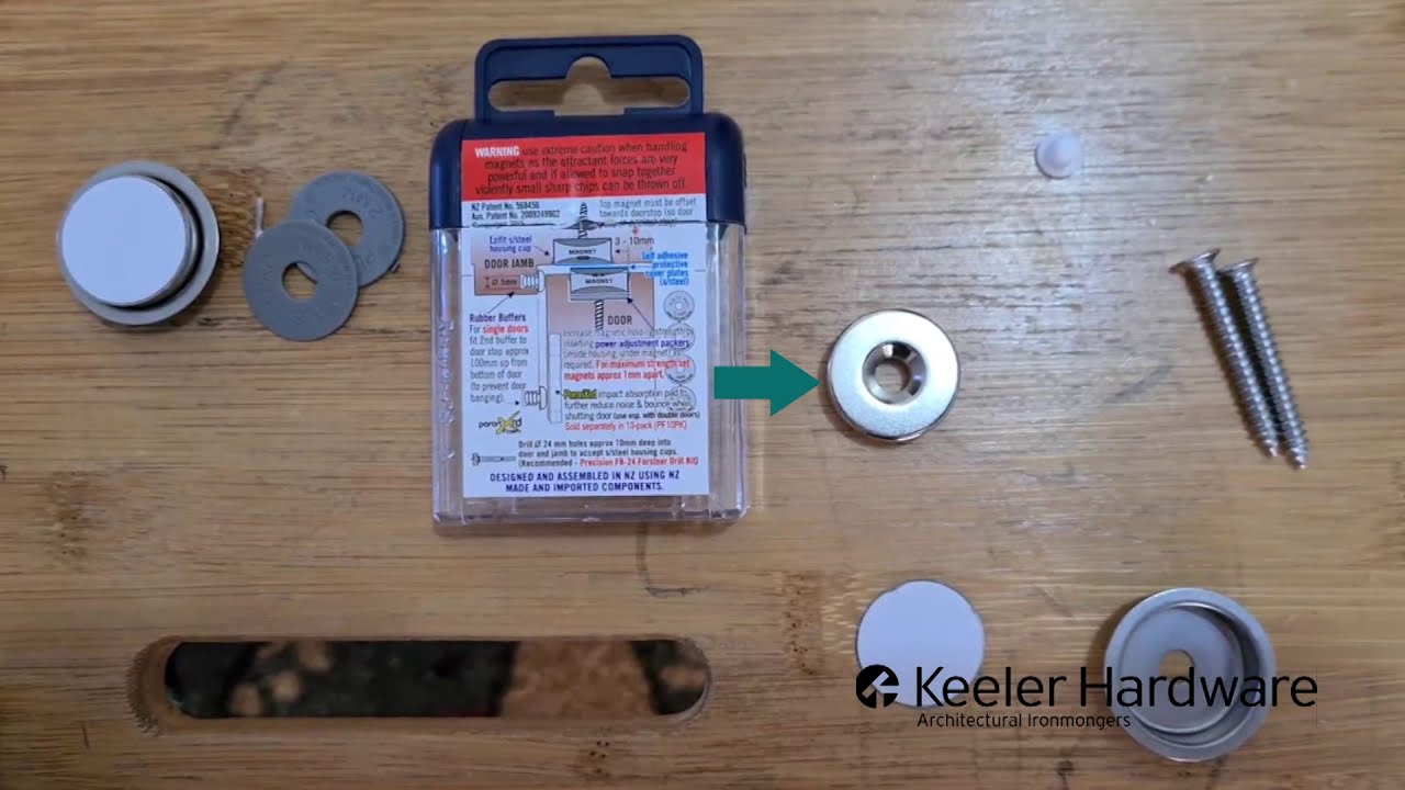 How to install a PLS24 Concealed Magentic Catch