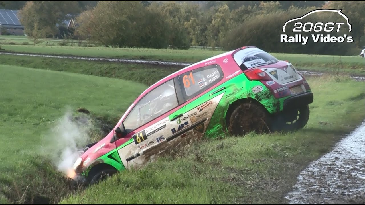 Twente Rally 2025 CRASHES & MISTAKES_Best of by 206GT Rally Video's