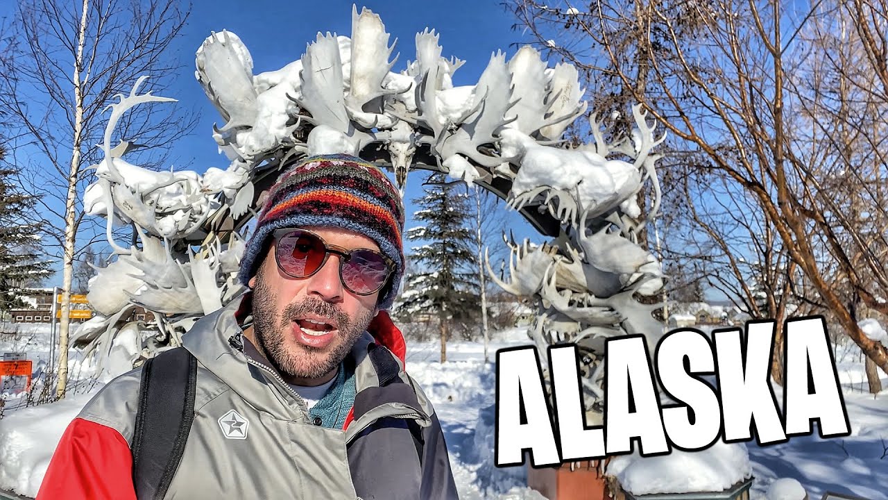 Como &eacute; o CENTRO de FAIRBANKS no INVERNO | ALASCA