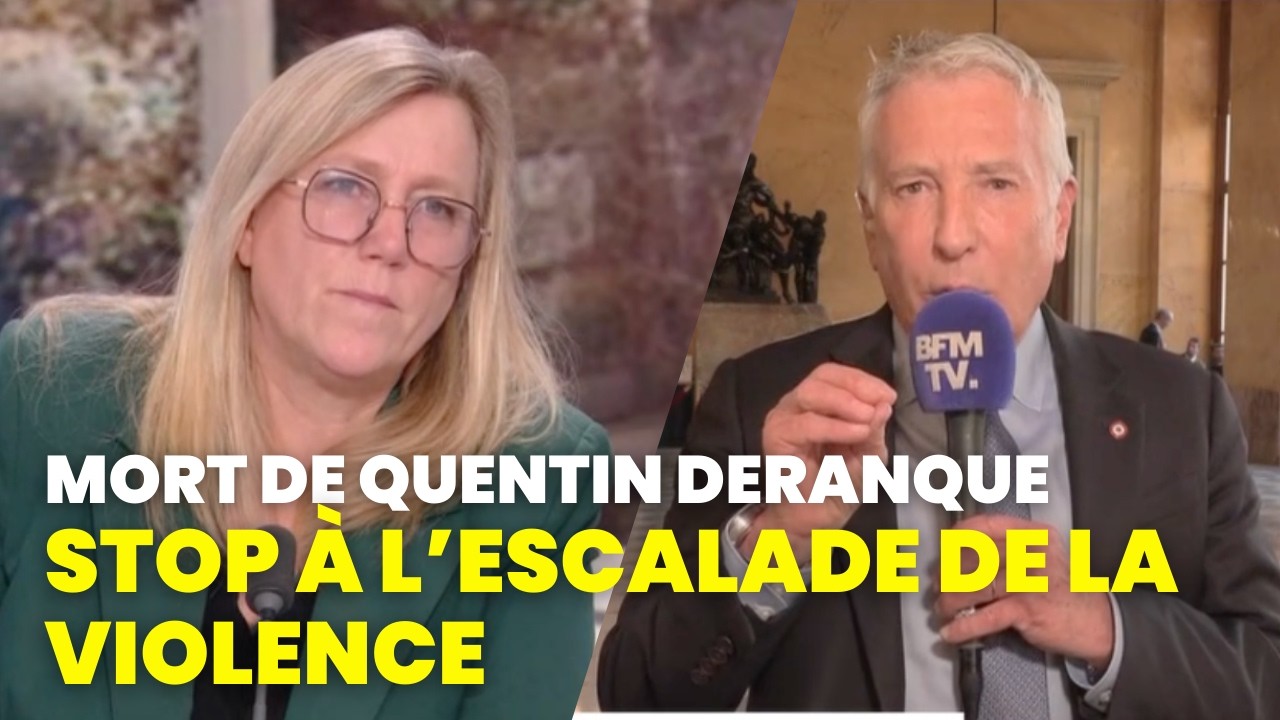 🔴 Mort de Quentin Déranque : l'escalade de la violence doit cesser.