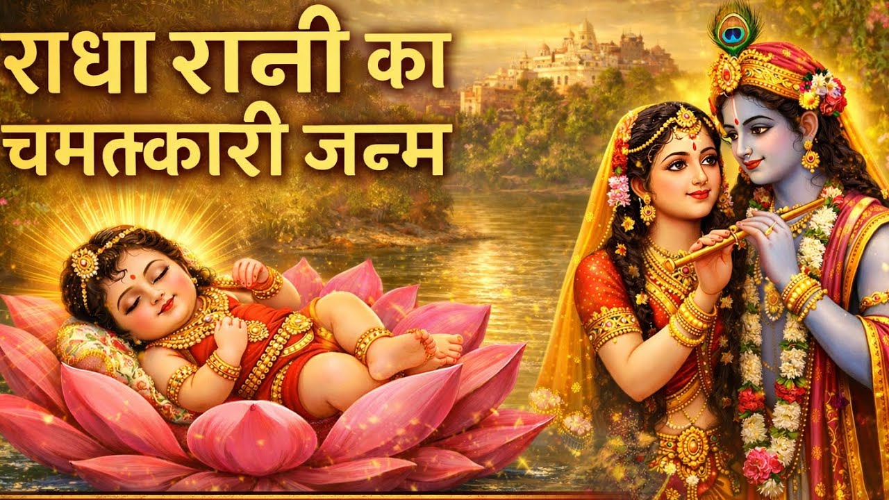 श्री राधा रानी जन्म कथा | Radha Rani Janam Katha | Bhado Ashtami Special | Barsana Ki Adbhut Kahani