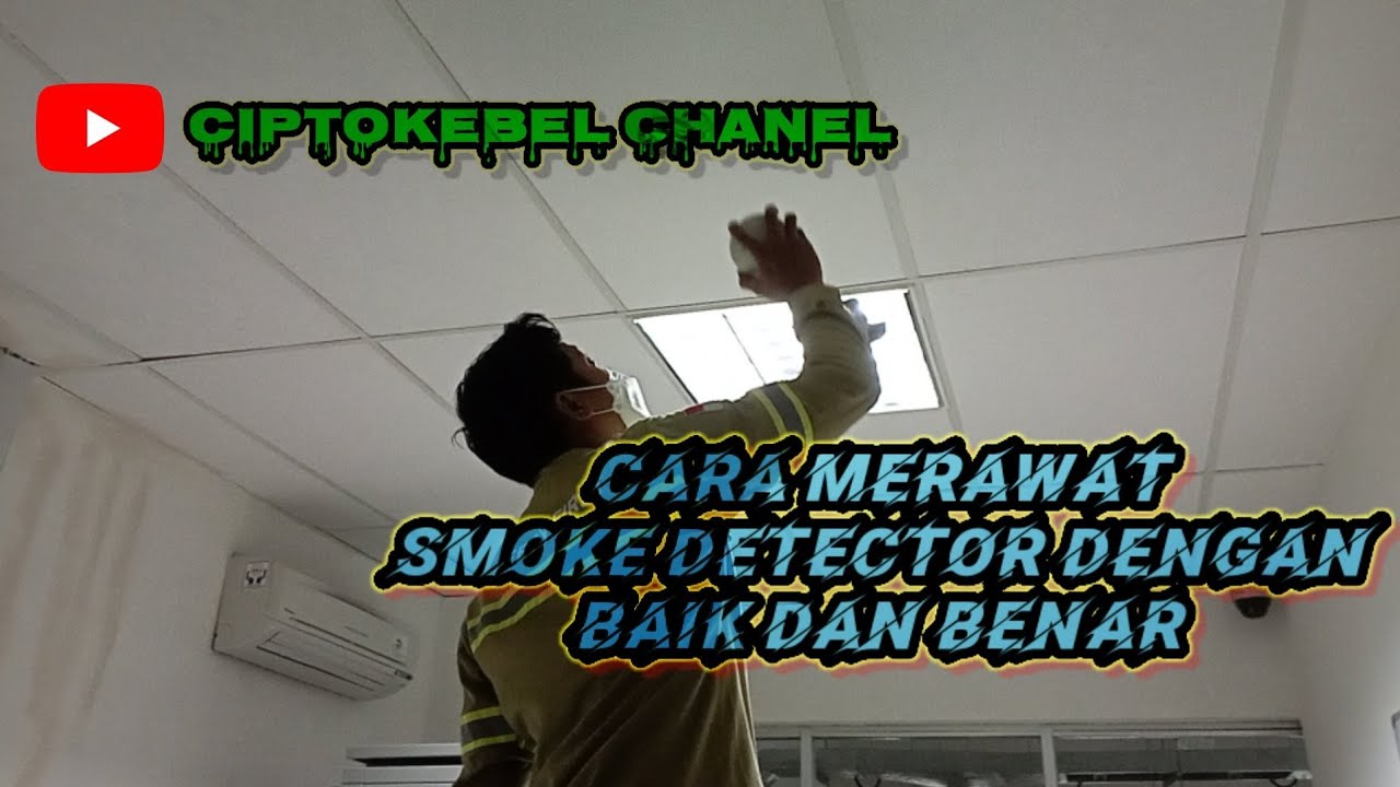 Perawatan smoke Detector|| fire alarm||