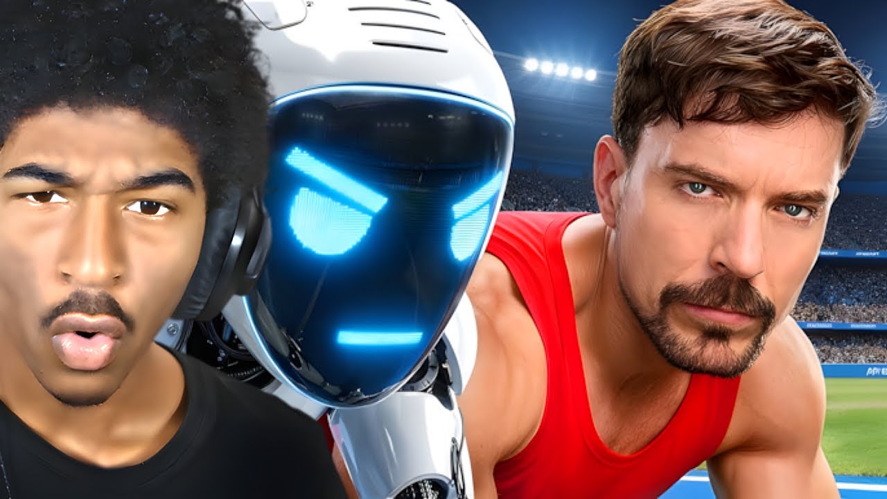 World's Fastest Man Vs Robot! *NABRI REACTS*