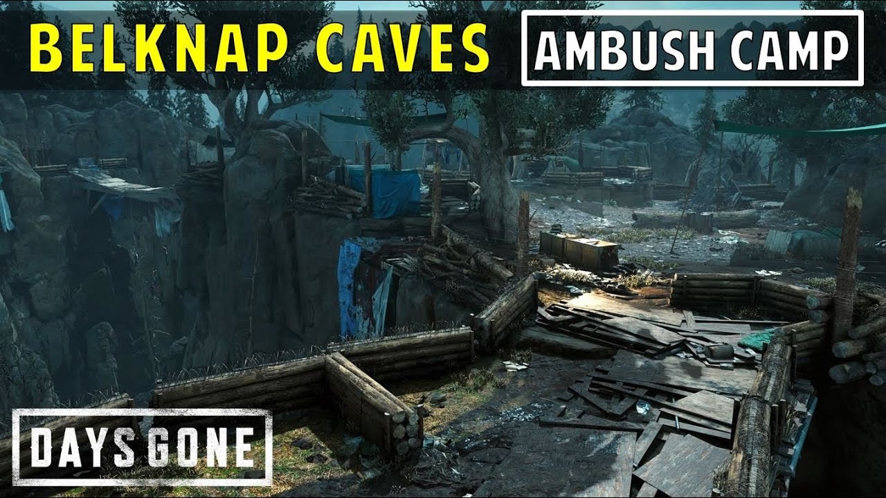 [Stealth] Belknap Caves Ambush Camp | Clear Camp & Locate Bunker | Days Gone