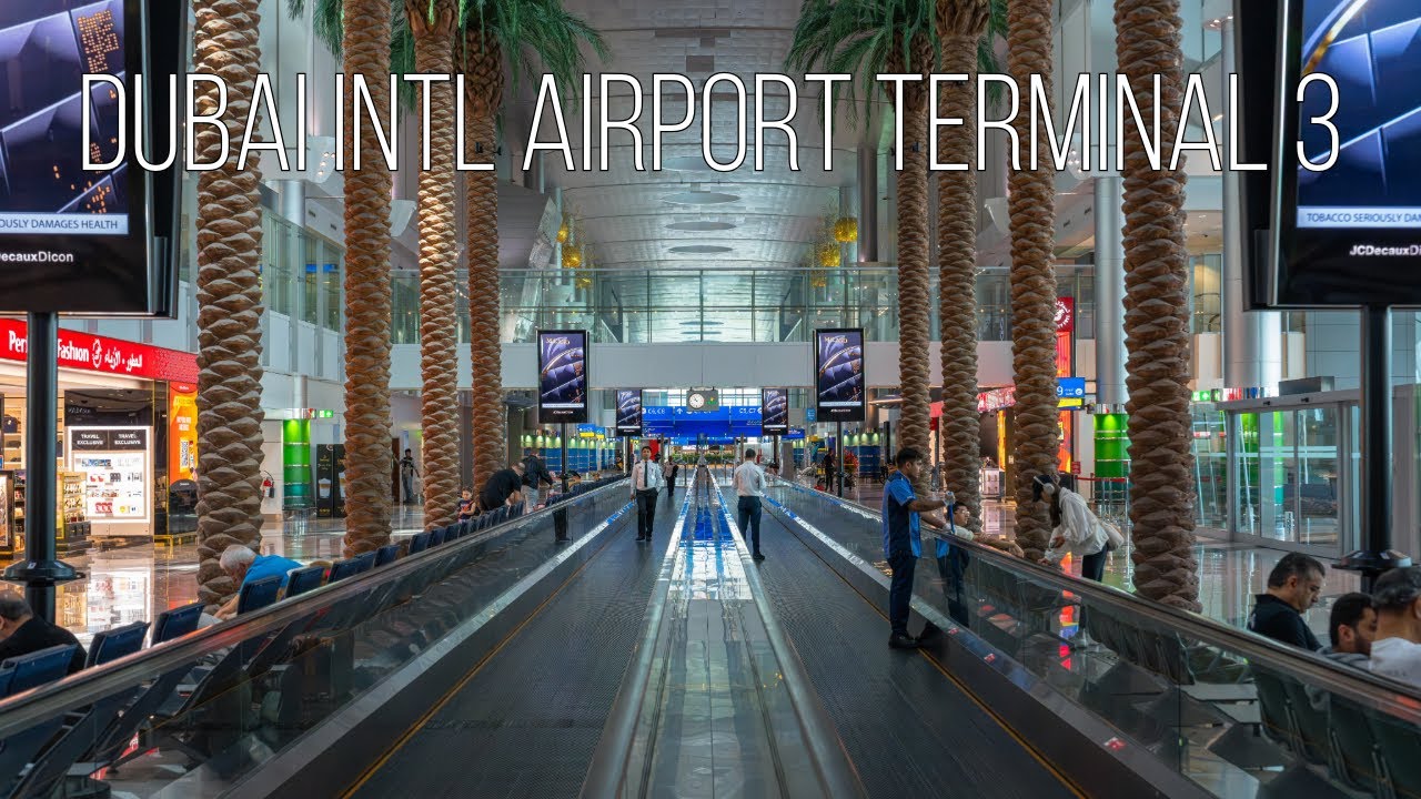 [4K Airport] Dubai International Airport Terminal 3