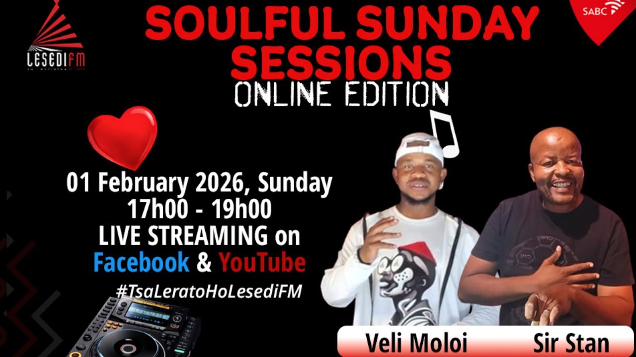 Soulful Sunday Sessions - 1 February 2026