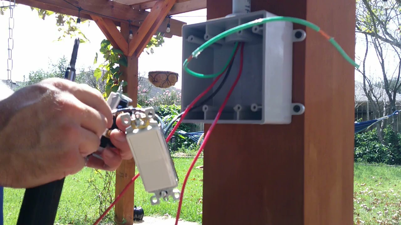 DIY adding power to a outdoor structure Pergola, Gazebo, etc  Part 2