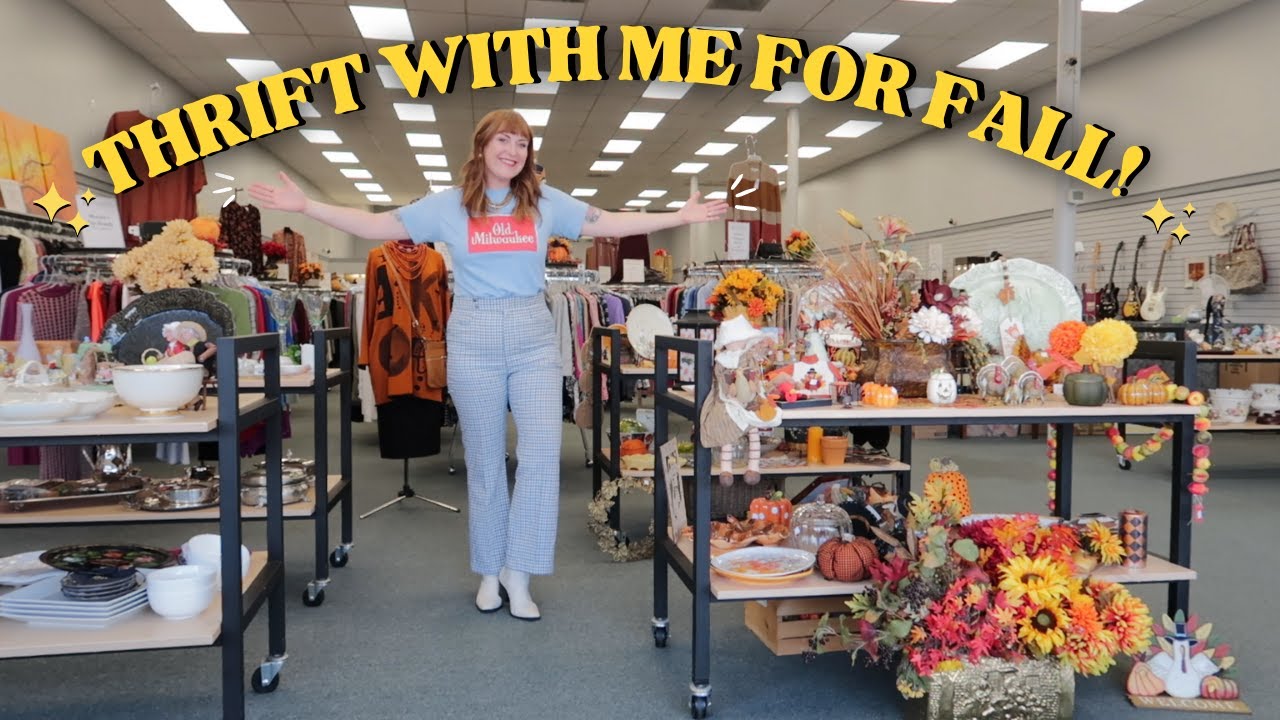 Thrift With Me for Fall 2022 ~We get FIRST PICK @ My Favorite Thrift Store!~ Fall Thrift Haul