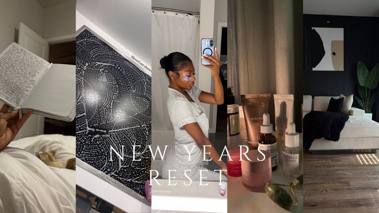 Better late than never…New year resetting, making my prayer board & goals, deep cleaning +self care