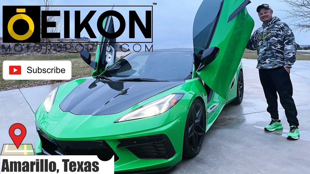 C8 Corvette Lambo Door Installation | Amarillo Texas