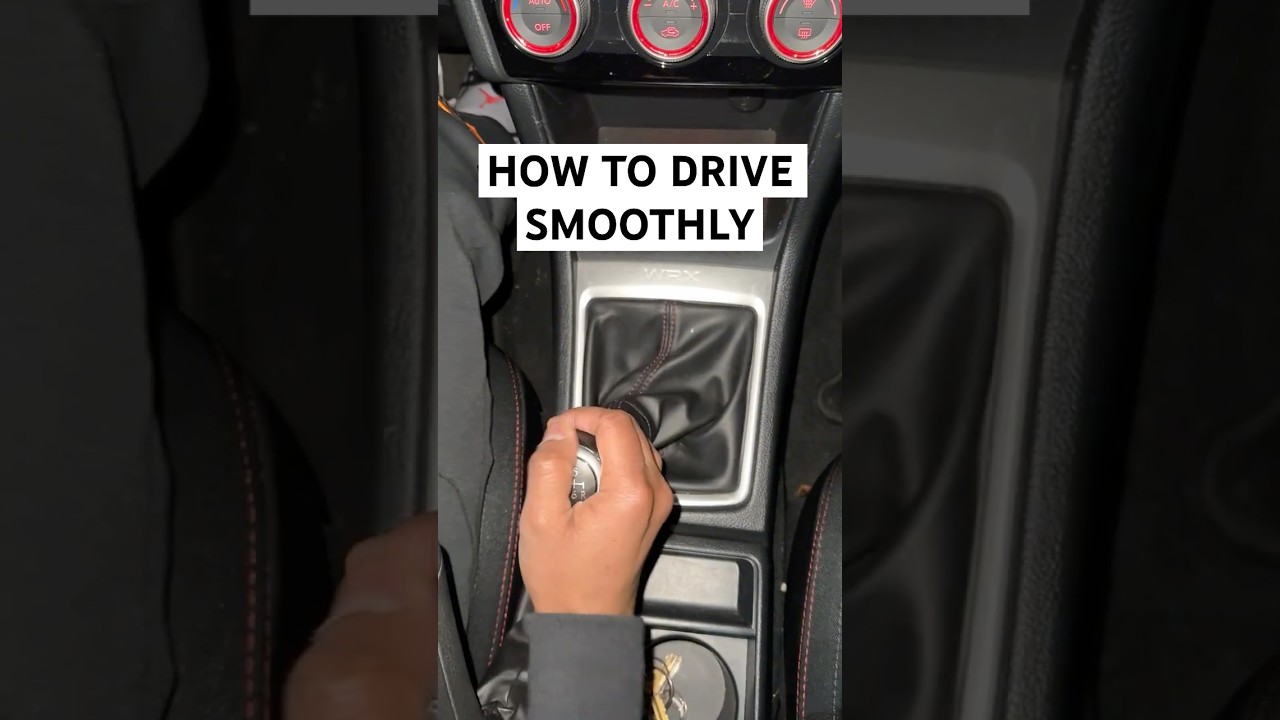 How to Drive Manual Smoothly #cars #manual